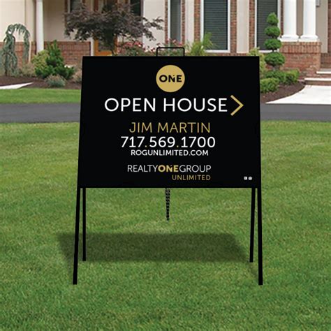 open house metal frames|Real Estate A.